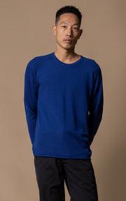 14 GAUGE MERINO LONG SLEEVE CREW  - CLEARANCE