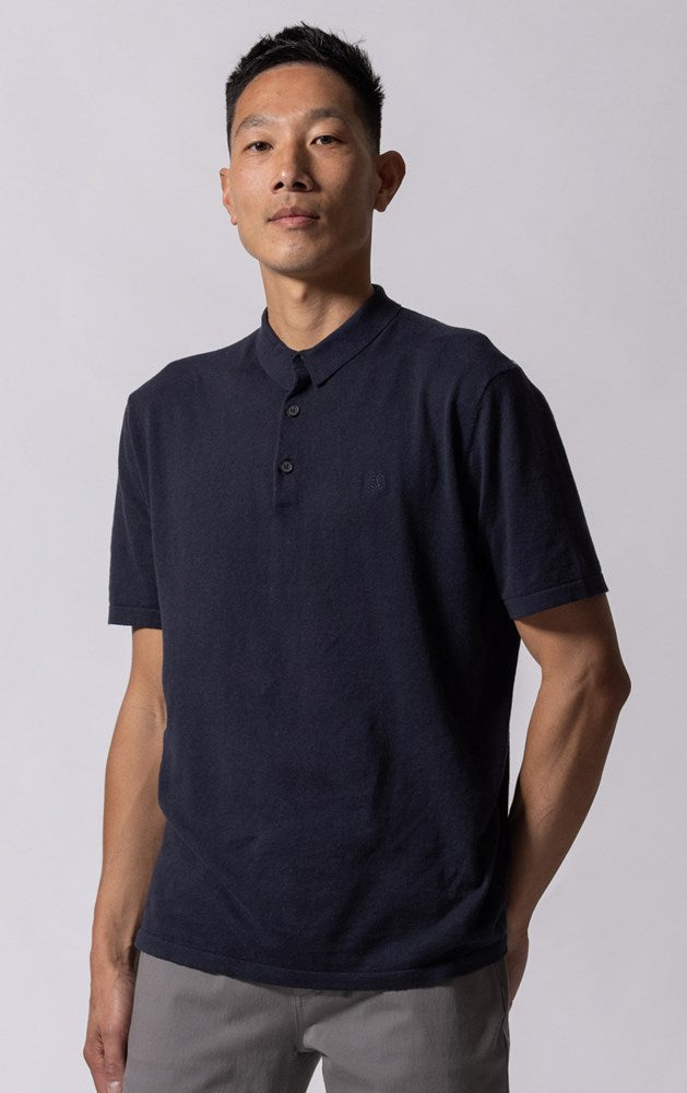 14GG COTTON LINEN POLO - CLEARANCE