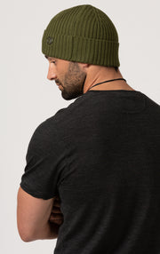 RIB KNIT BEANIE