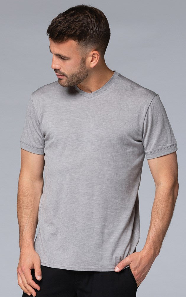 180GSM MERINO V TEE - CLEARANCE