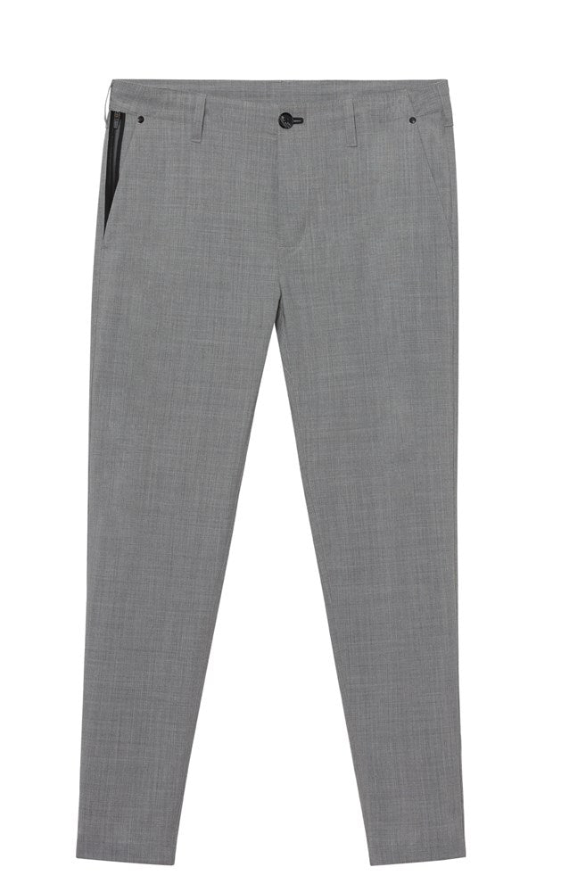 TAPERED SUMMER WOOL BLEND PANTS - CLEARANCE