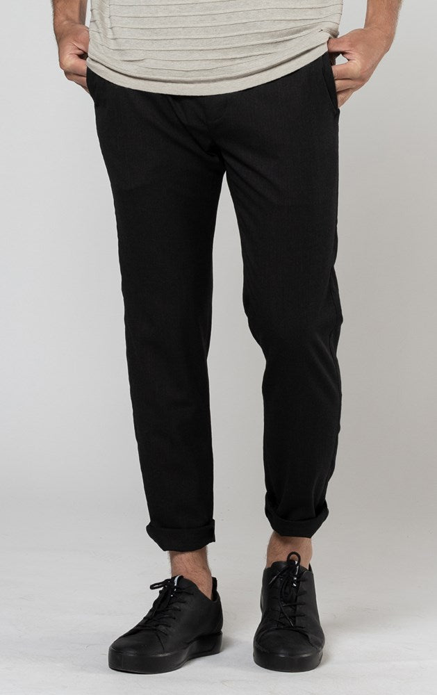 TAPERED SUMMER WOOL BLEND PANTS - CLEARANCE