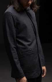 ITALIAN STRETCH WOOL BLAZER