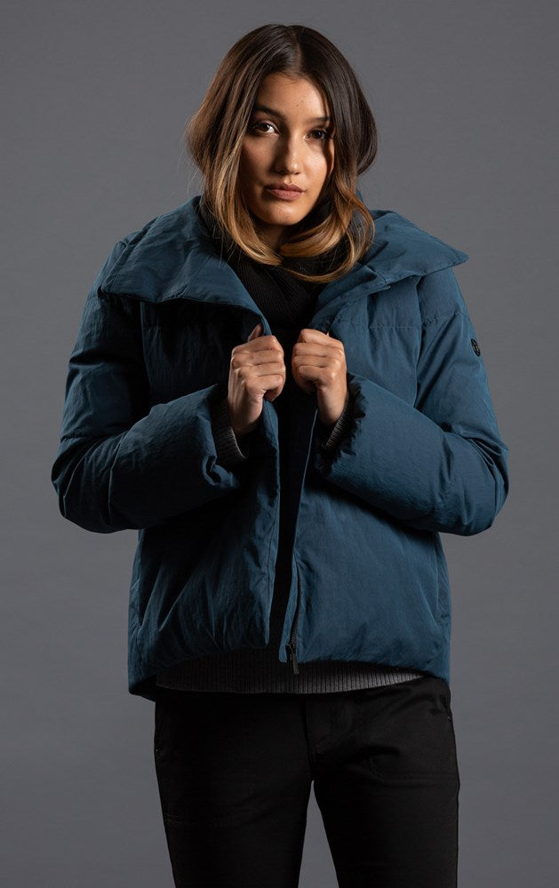 HIGH COLLAR DOWN JACKET - CLEARANCE
