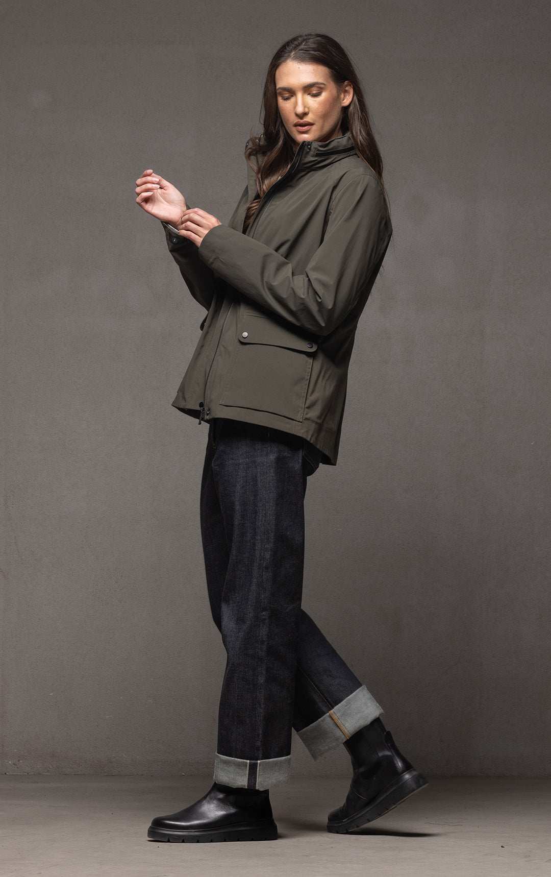 LAMINATED FIELD JACKET