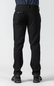 WOOL BLEND SLIM LEG TROUSER