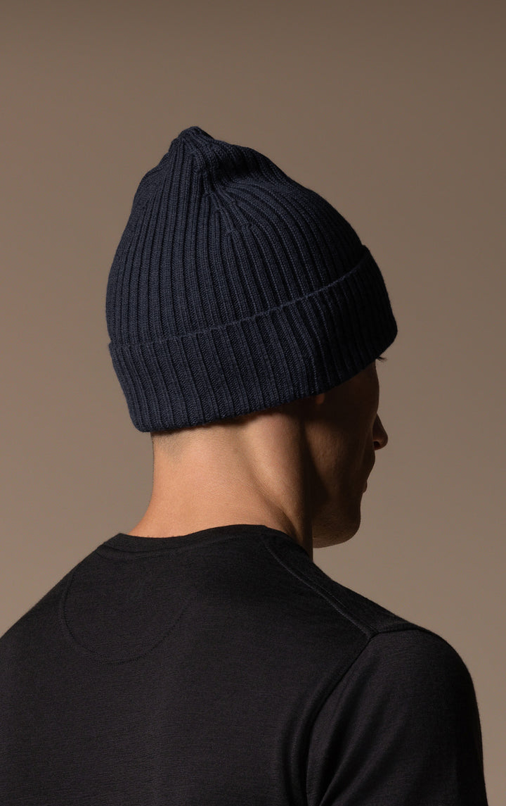 RIB KNIT BEANIE