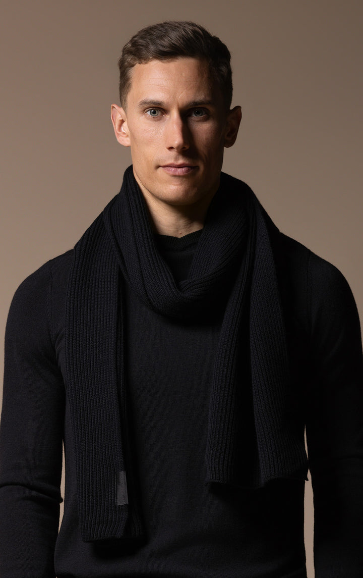MERINO RIB SCARF