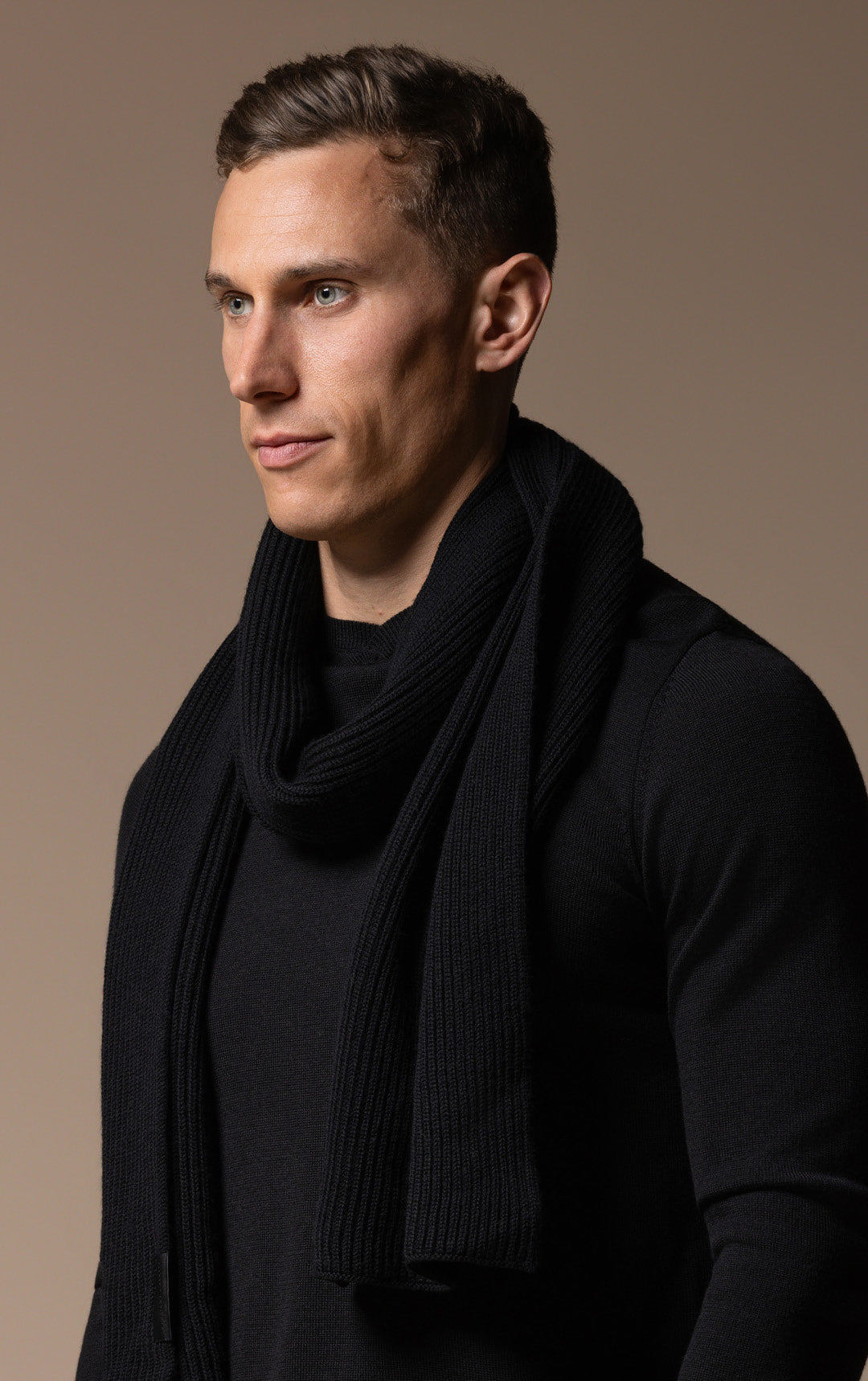 MERINO RIB SCARF