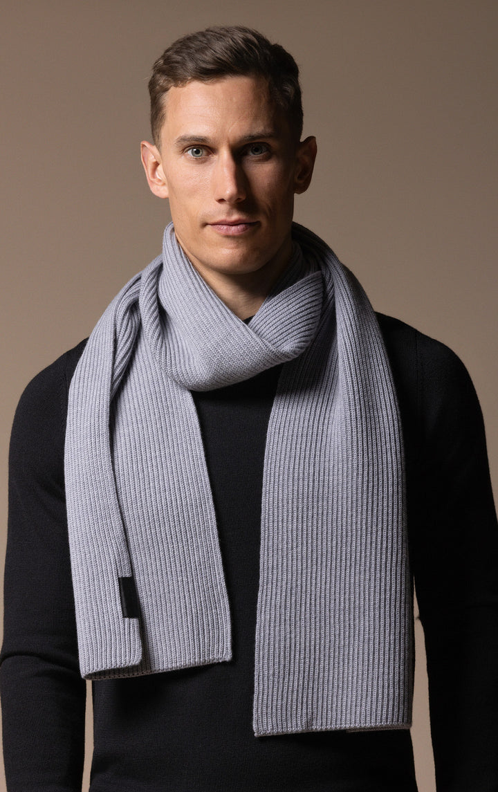 MERINO RIB SCARF