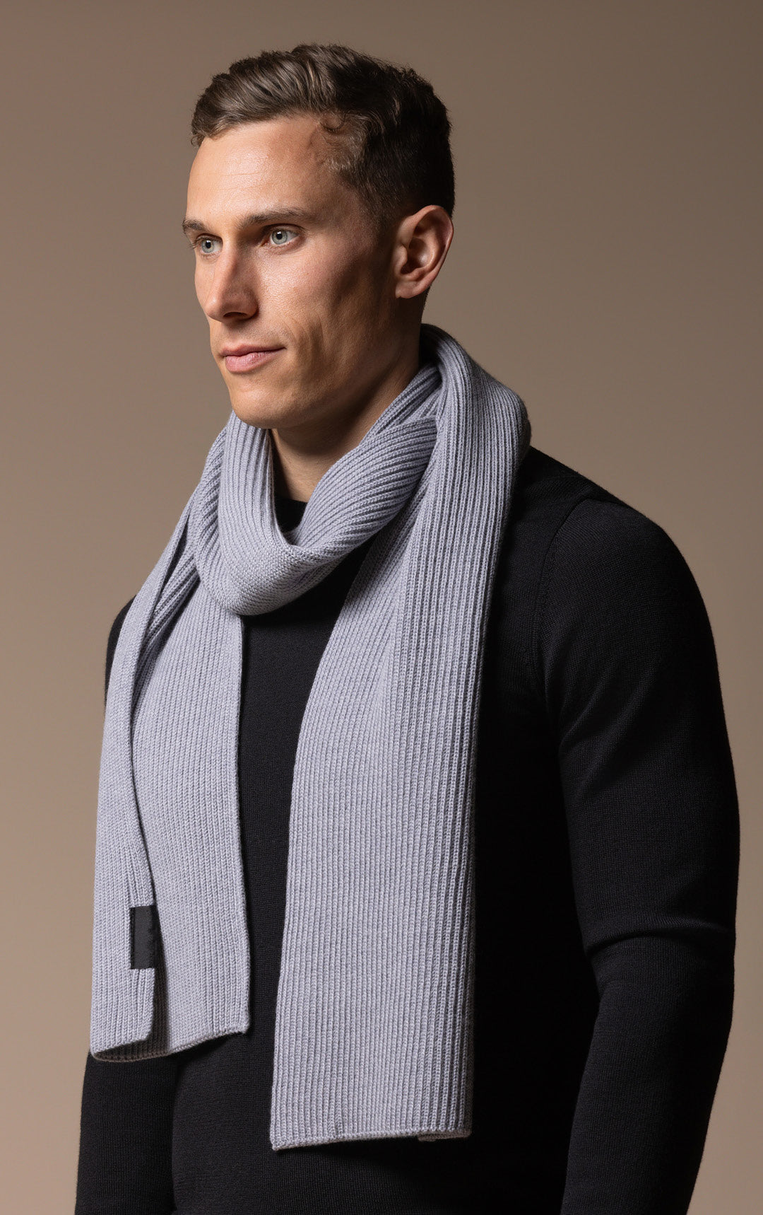 MERINO RIB SCARF