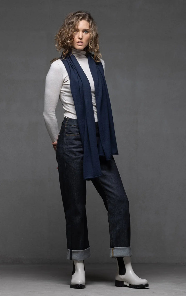 COTTON CASHMERE SCARF 0