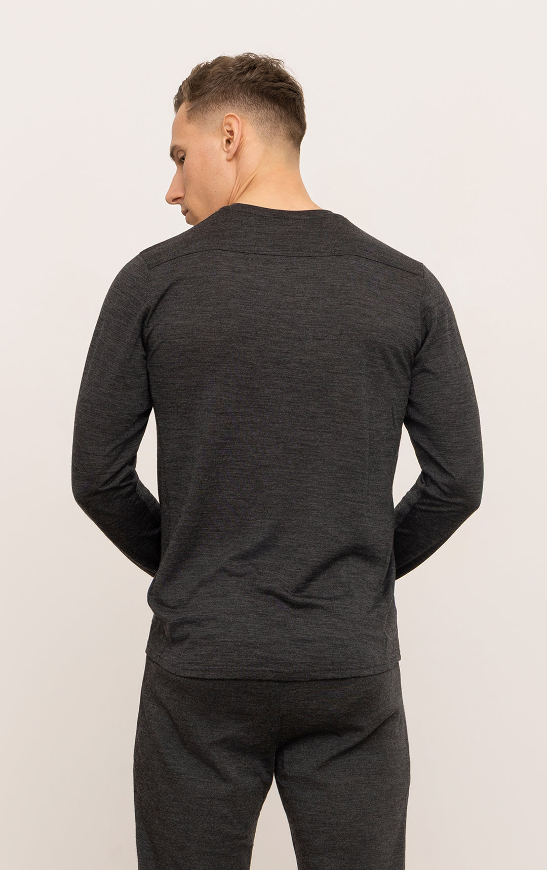 180GSM SINGLE JERSEY MERINO LS CREW