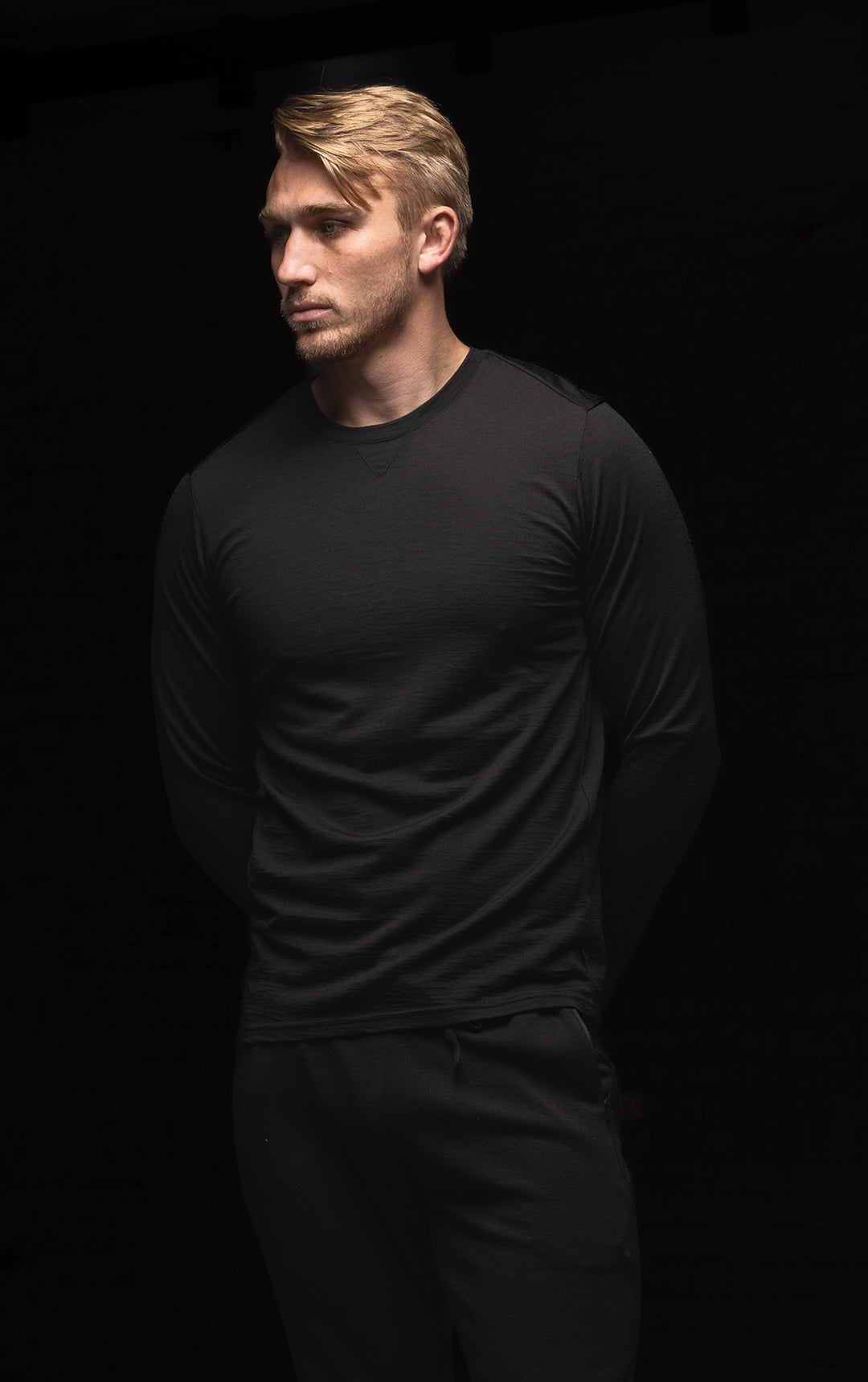 180GSM SINGLE JERSEY MERINO LS CREW