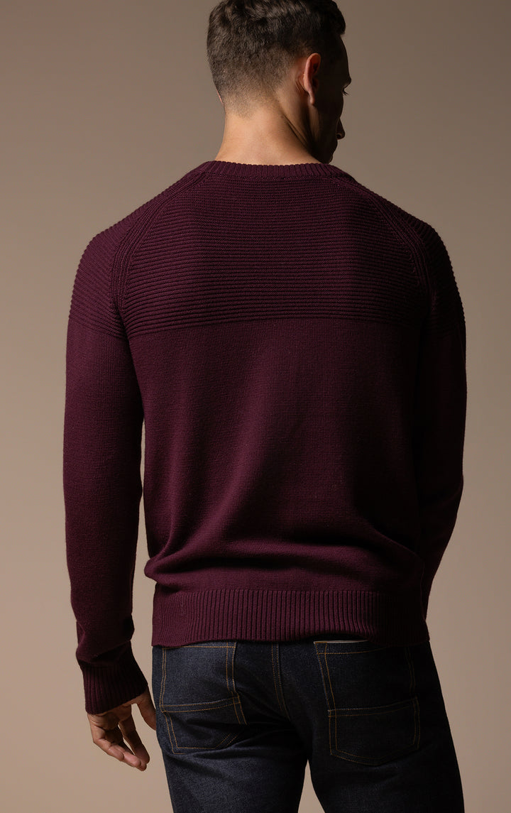 7 GAUGE MERINO CREW