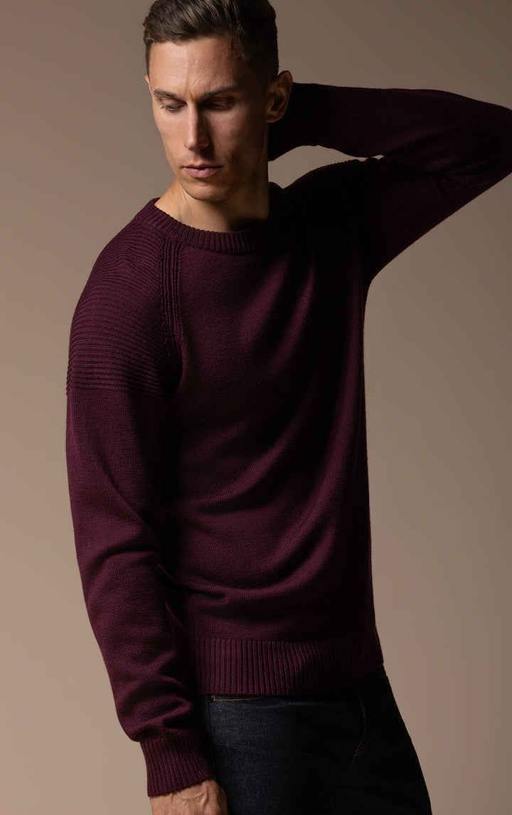 7 GAUGE MERINO CREW