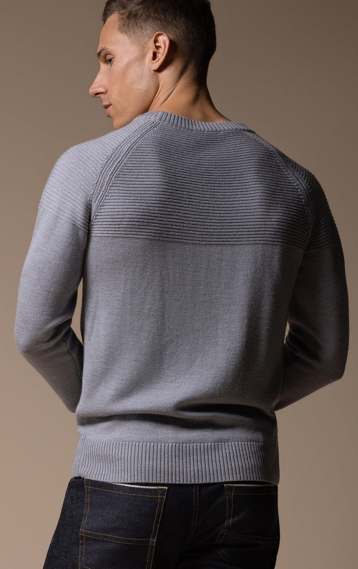 7 GAUGE MERINO CREW