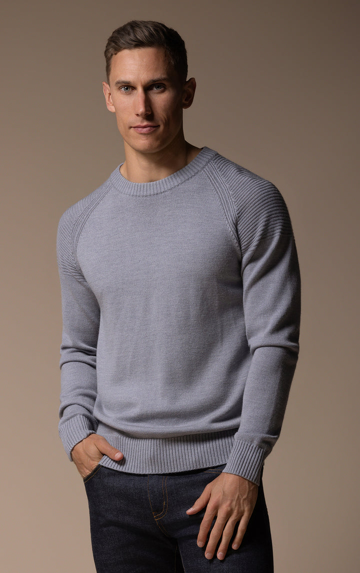 7 GAUGE MERINO CREW