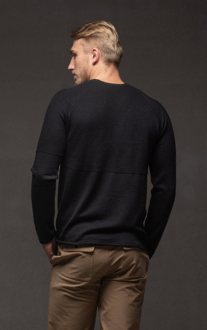 14 GAUGE MERINO LONG SLEEVE CREW