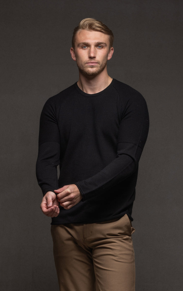 14 GAUGE MERINO LONG SLEEVE CREW