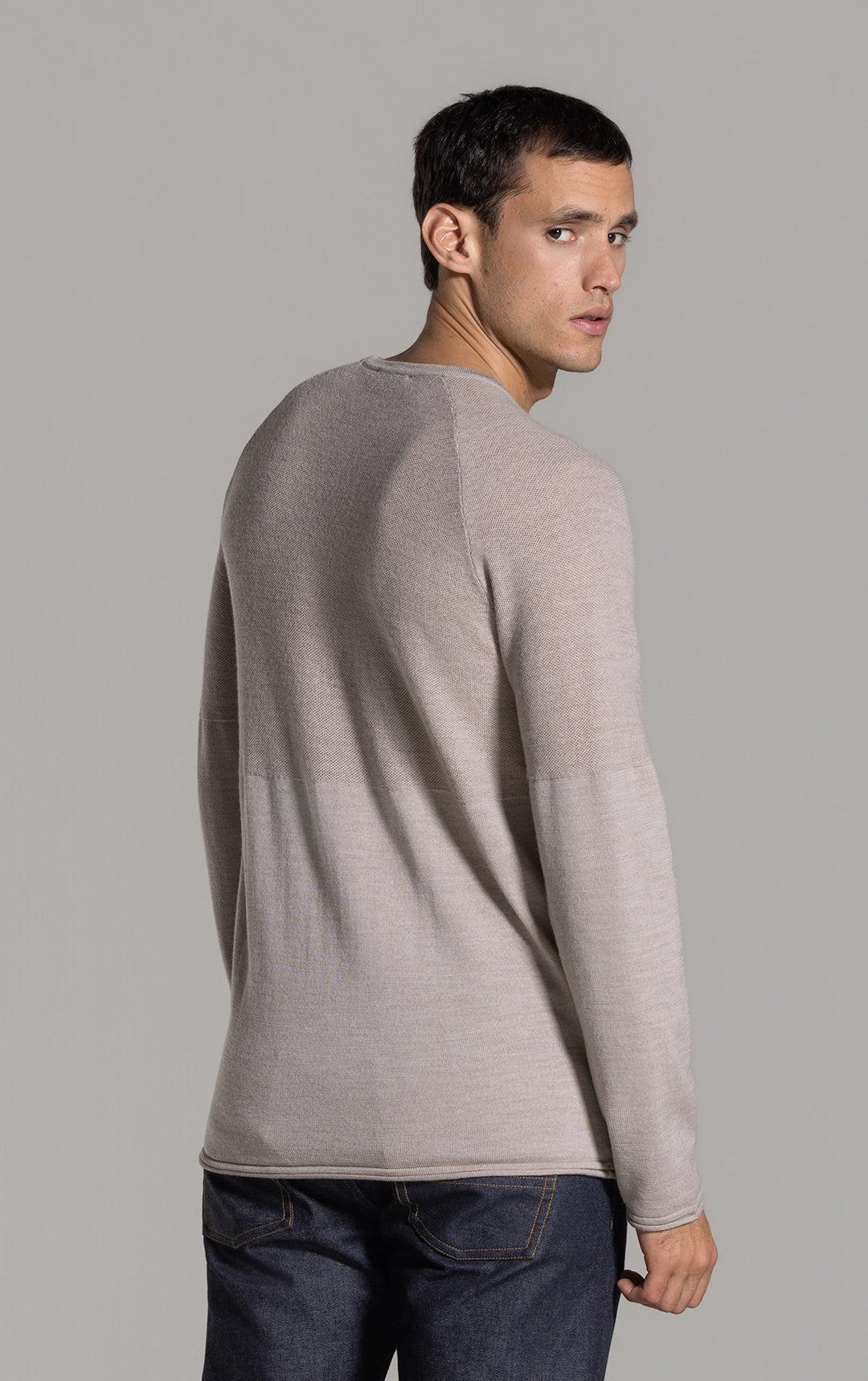 14 GAUGE MERINO LONG SLEEVE CREW