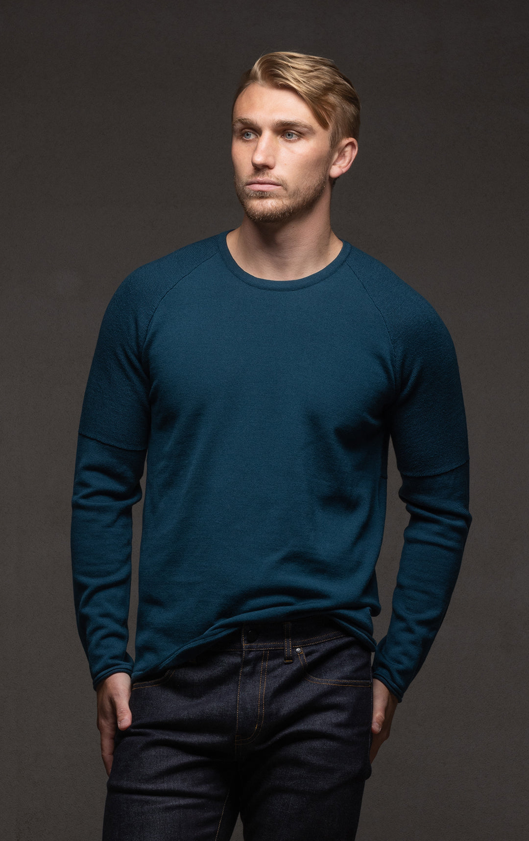 14 GAUGE MERINO LONG SLEEVE CREW