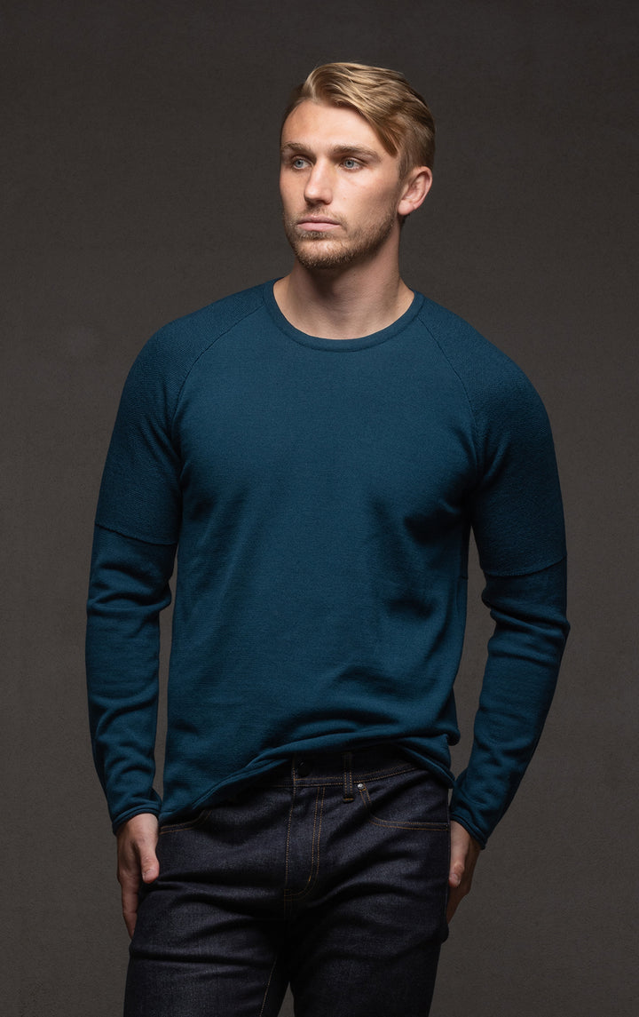 14 GAUGE MERINO LONG SLEEVE CREW