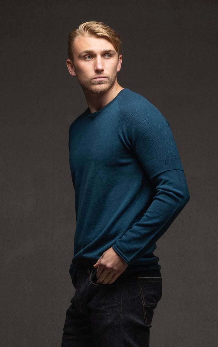 14 GAUGE MERINO LONG SLEEVE CREW