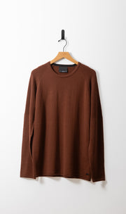 14 GAUGE MERINO LONG SLEEVE CREW - CLEARANCE