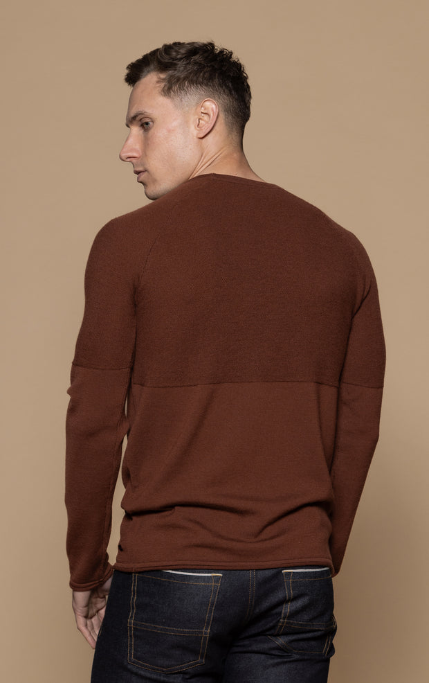 14 GAUGE MERINO LONG SLEEVE CREW