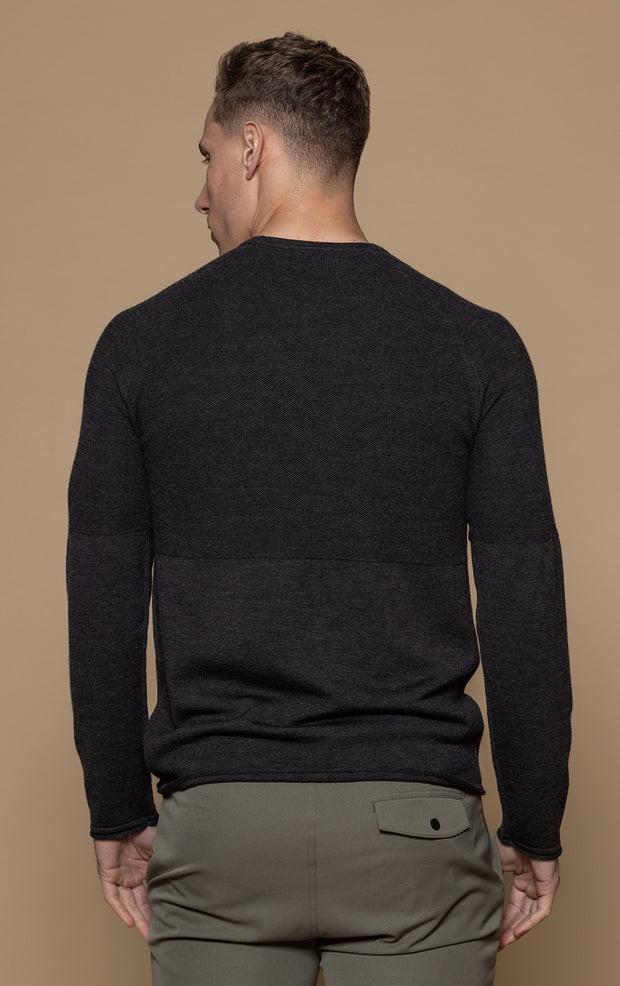 14 GAUGE MERINO LONG SLEEVE CREW