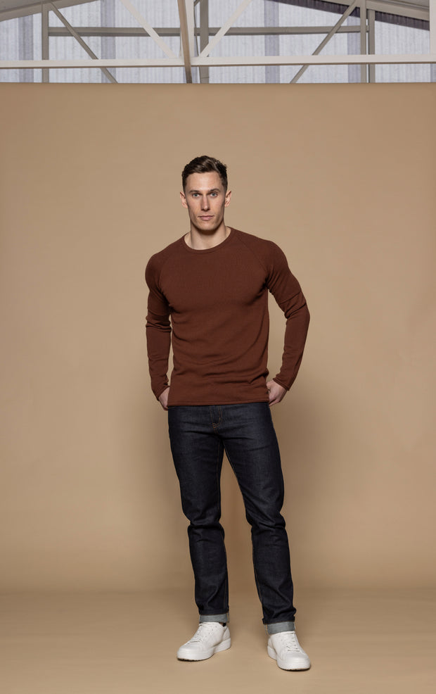 14 GAUGE MERINO LONG SLEEVE CREW