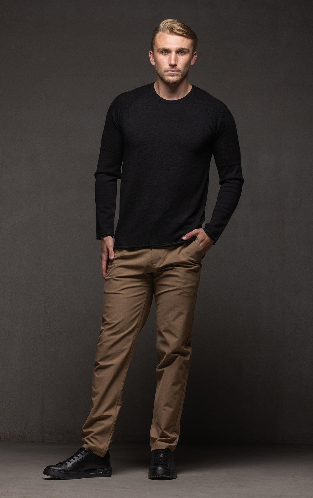 14 GAUGE MERINO LONG SLEEVE CREW