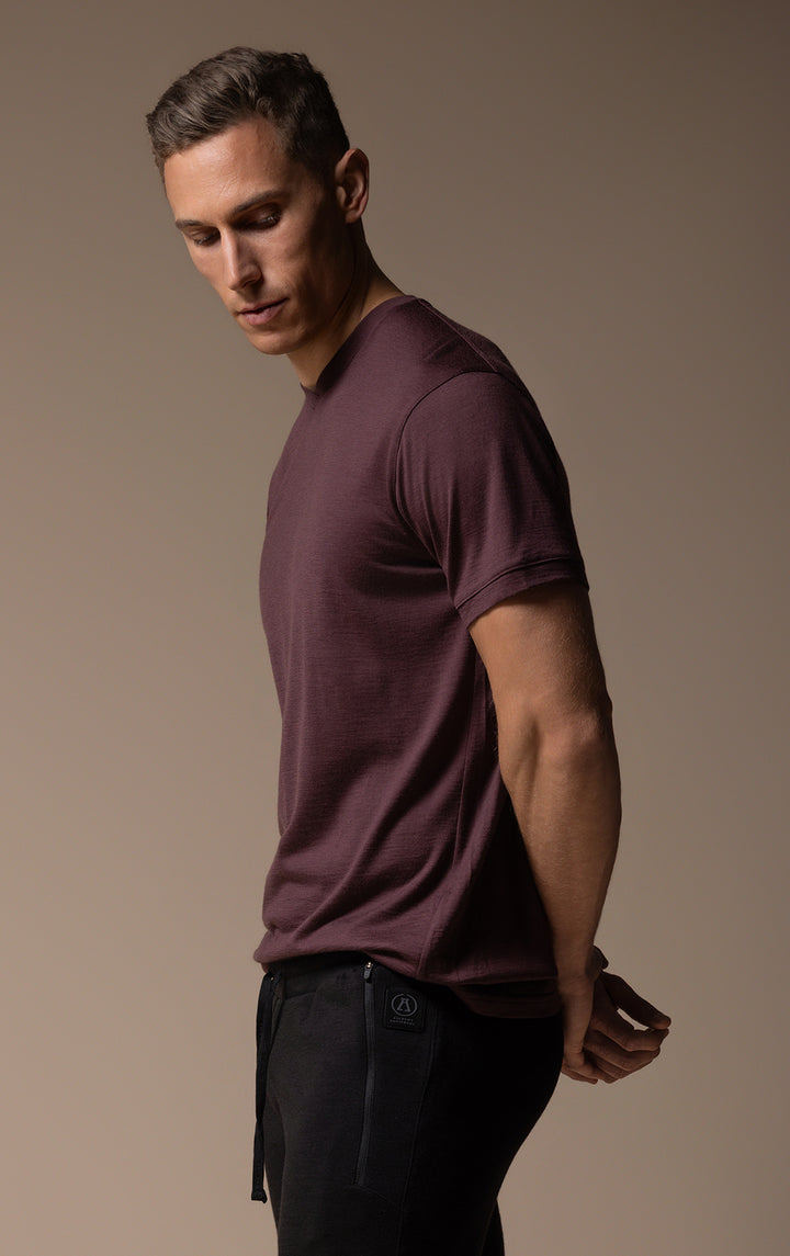 180GSM MERINO V TEE