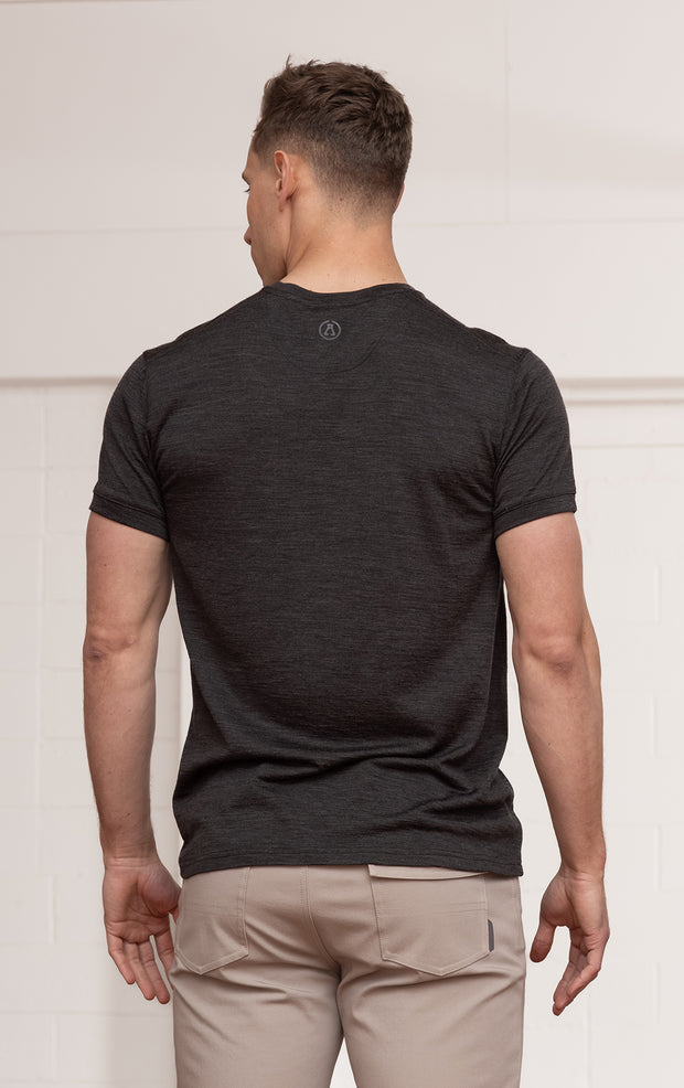 180GSM MERINO V TEE