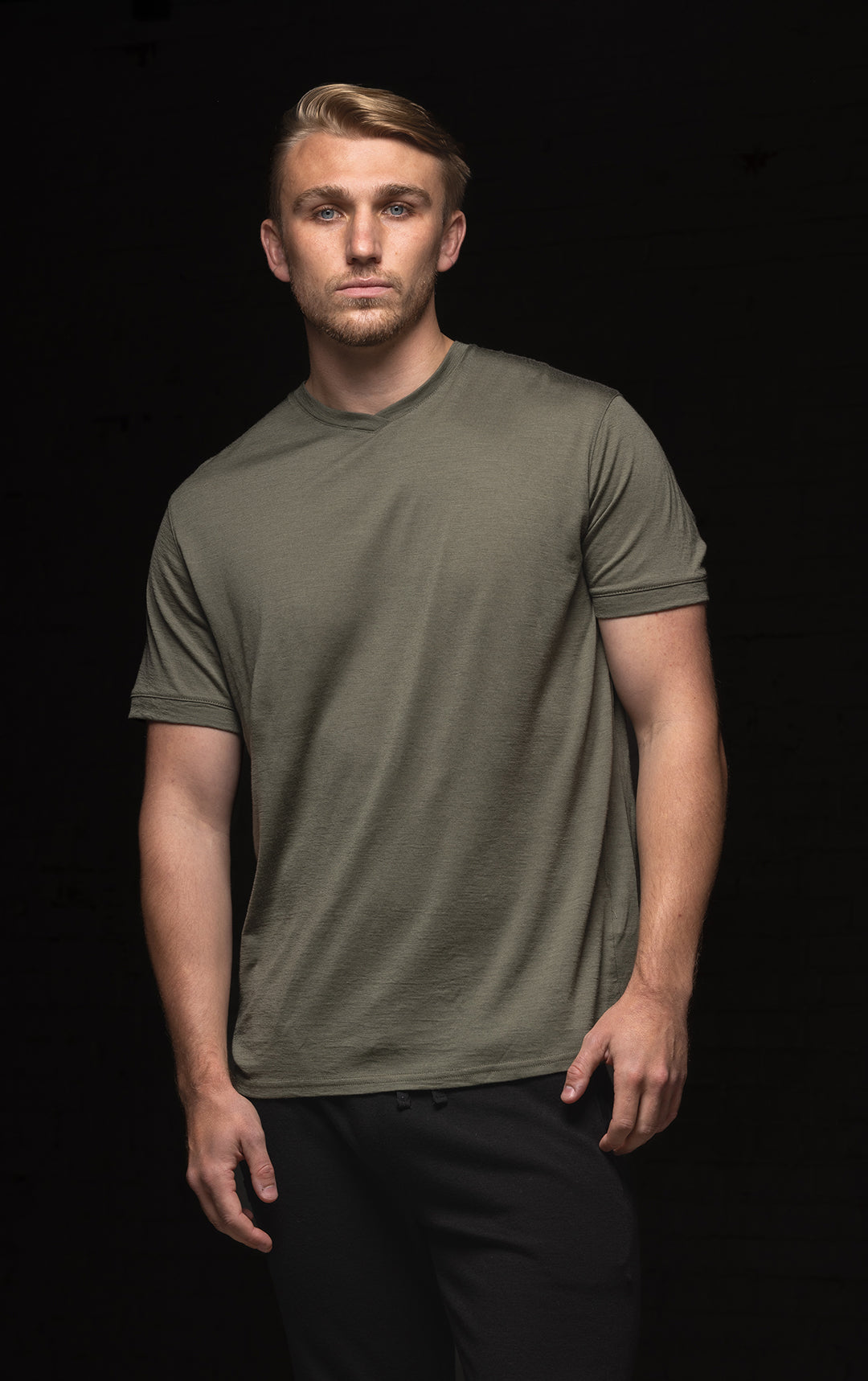 180GSM MERINO V TEE