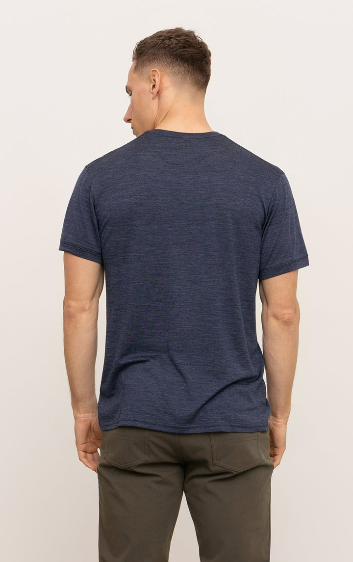 180GSM MERINO V TEE