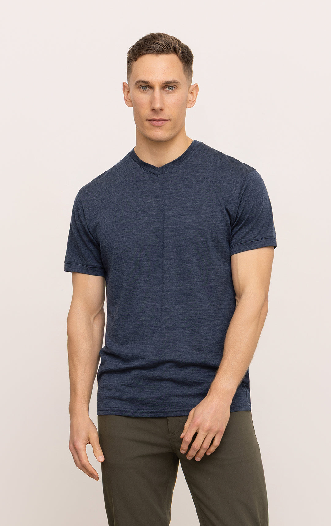 180GSM MERINO V TEE