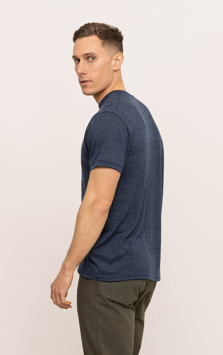 180GSM MERINO V TEE