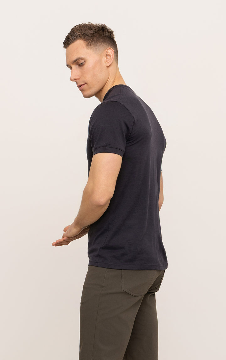 180GSM MERINO V TEE