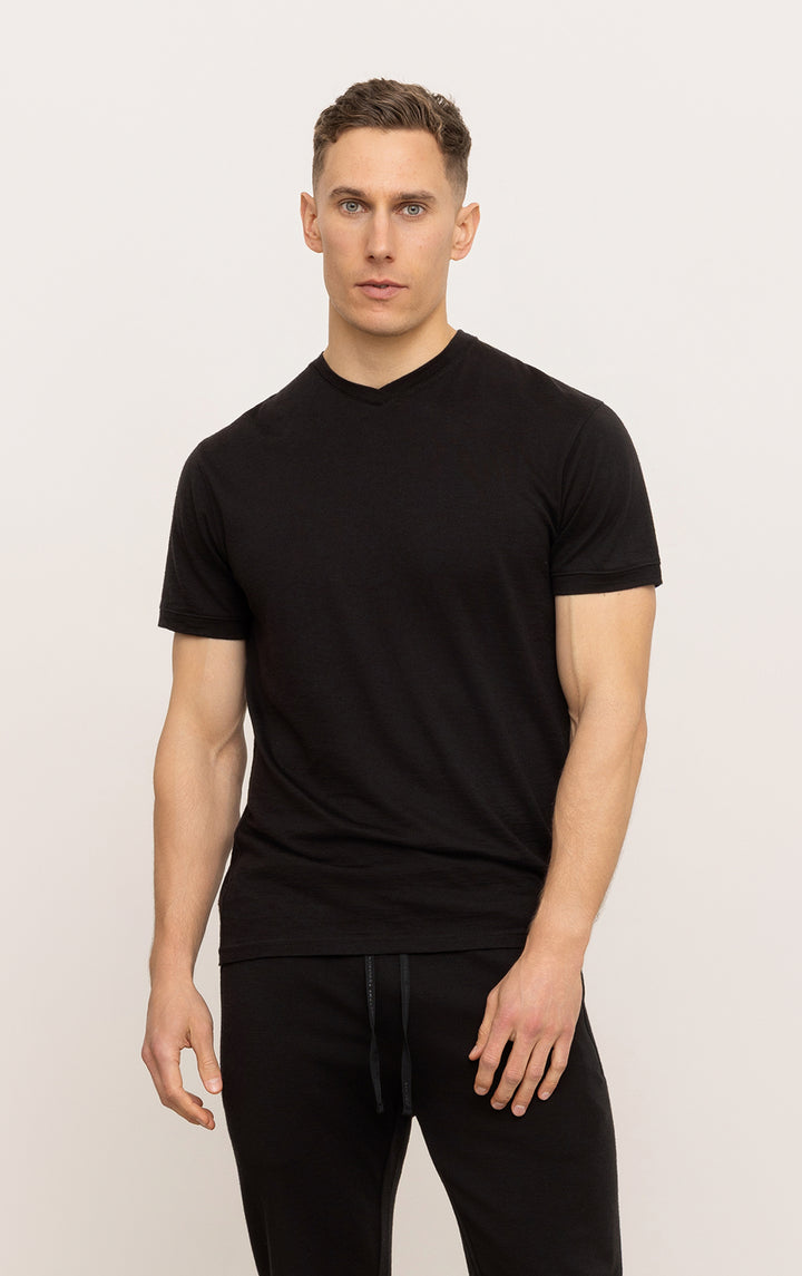 180GSM MERINO V TEE
