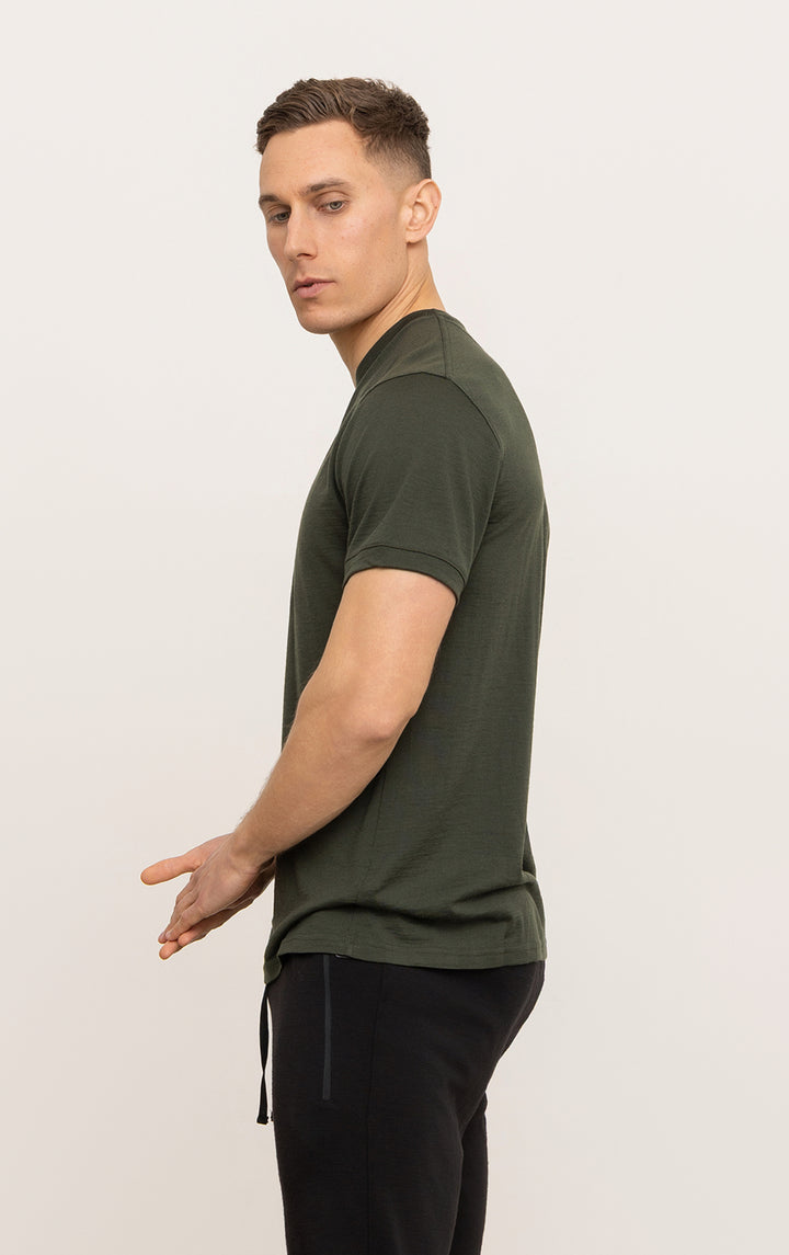 180GSM MERINO V TEE