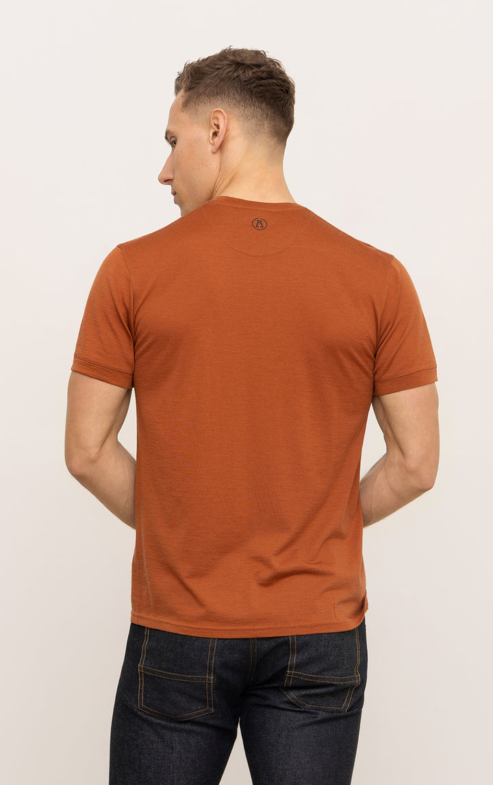 180GSM MERINO V TEE