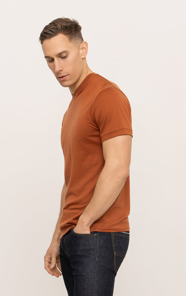 180GSM MERINO V TEE