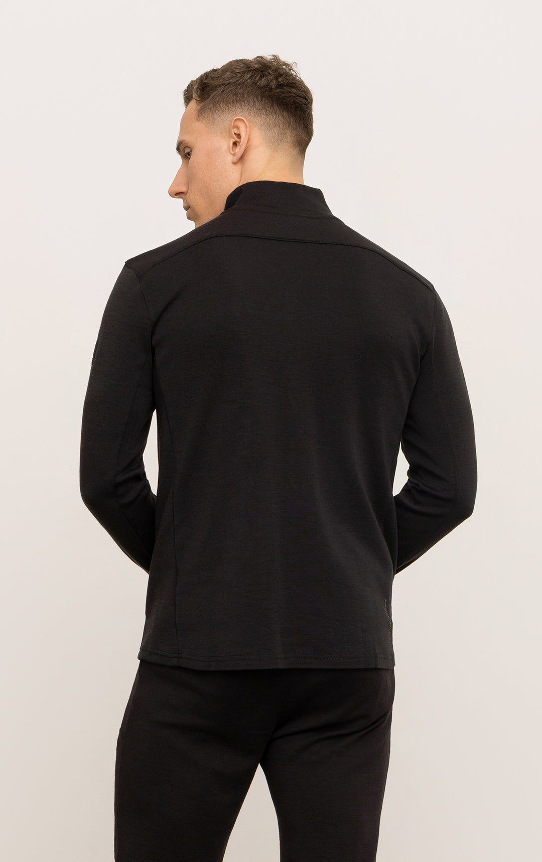 320GSM MERINO 1/4 ZIP