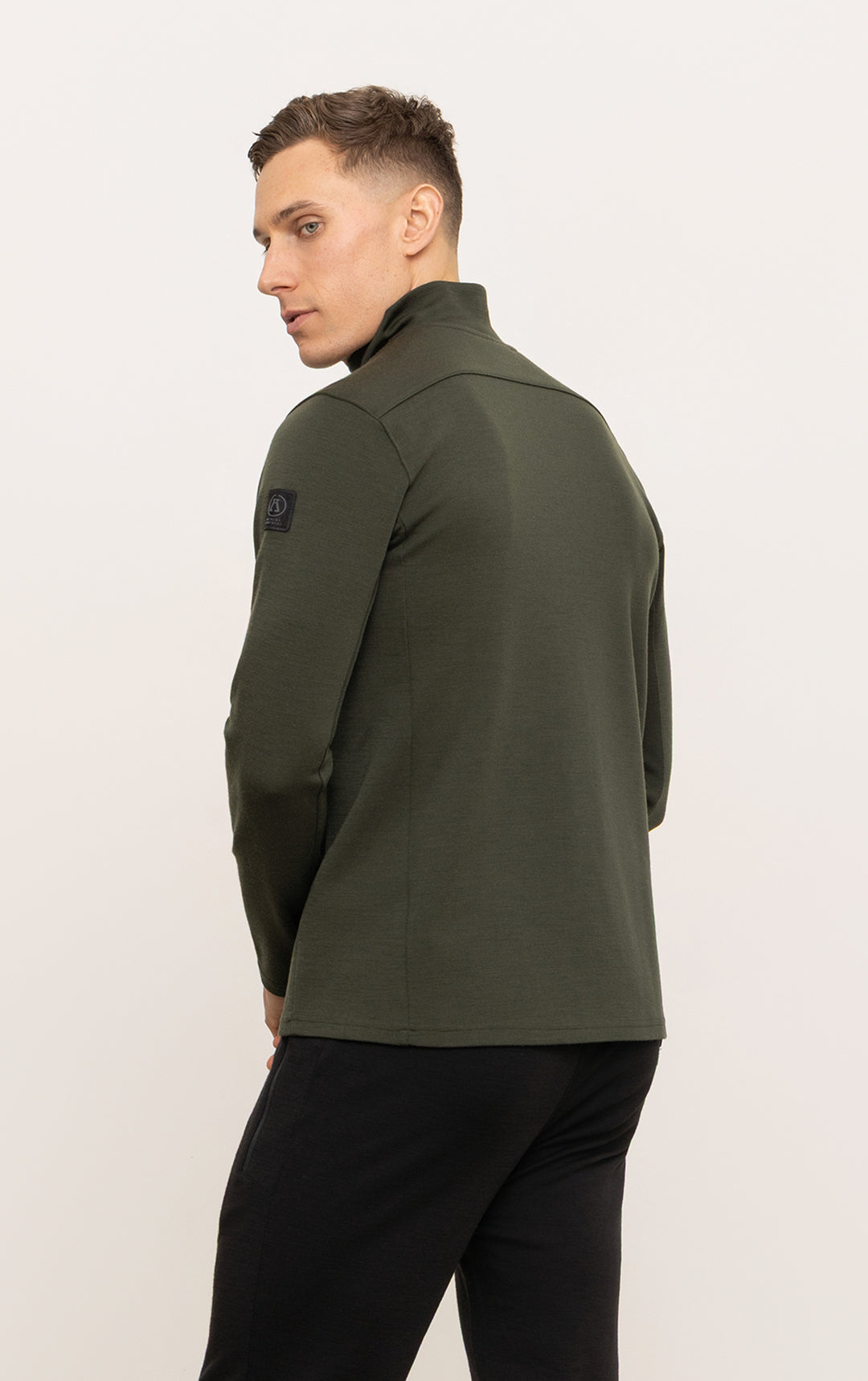 320GSM MERINO 1/4 ZIP