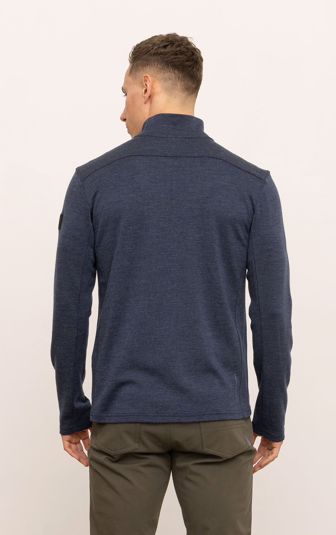 320GSM MERINO 1/4 ZIP