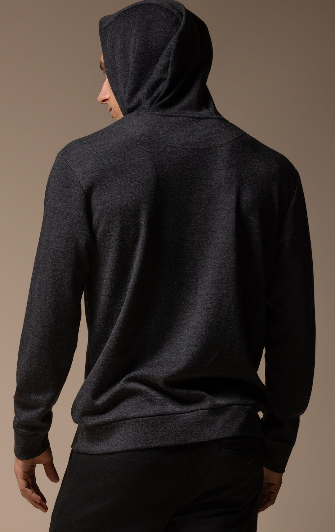 320GSM MERINO HOODED PULLOVER