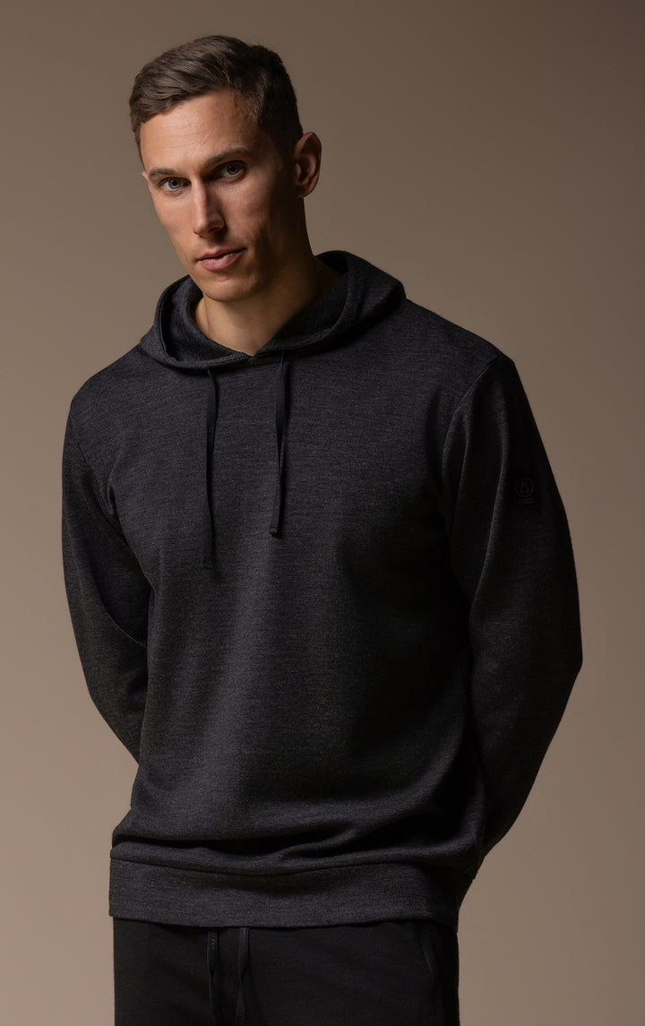 320GSM MERINO HOODED PULLOVER