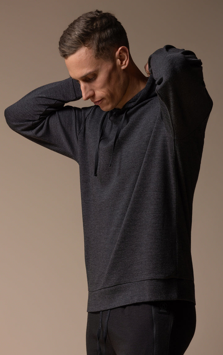 320GSM MERINO HOODED PULLOVER